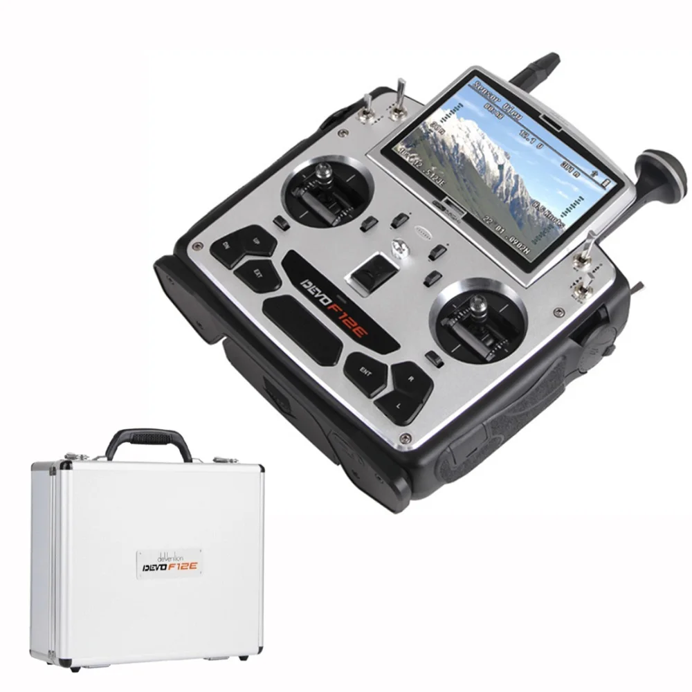 

Walkera DEVO F12E 12 Channel FPV Radio Transmitter with 5' LCD Display (Aluminum Carry Case)