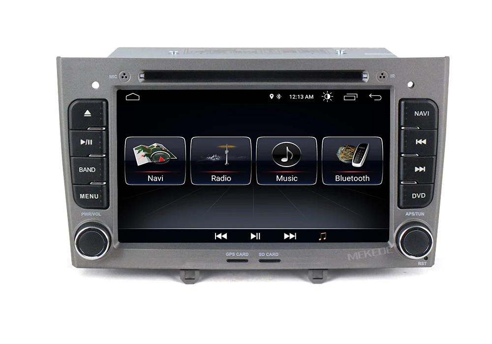 Excellent New! Android 8.0 1024*600 Car DVD Player for Peugeot 408 308 308SW with GPS Navigation WIFI BT RDS DVR Camera DAB free MAP MIC 16