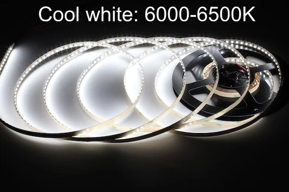 5 Meter LED Streifen 12V 3528 Warmweiss 3300K 6,7W & 120 Leds/M
