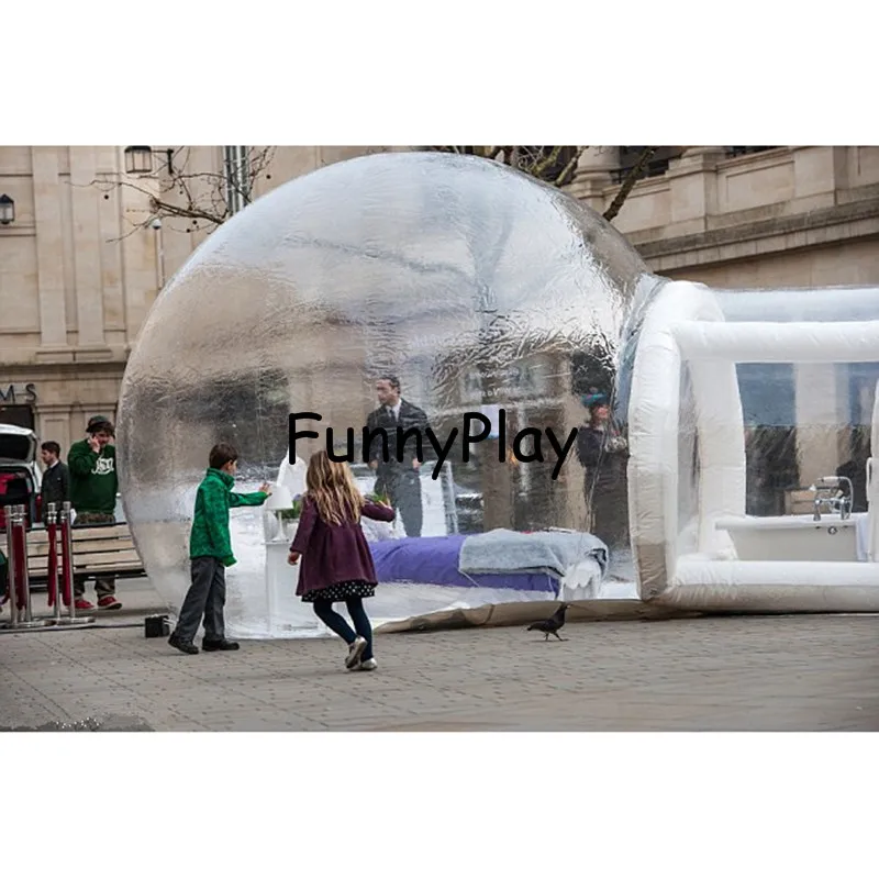 Clear inflatable bubble camping tent1