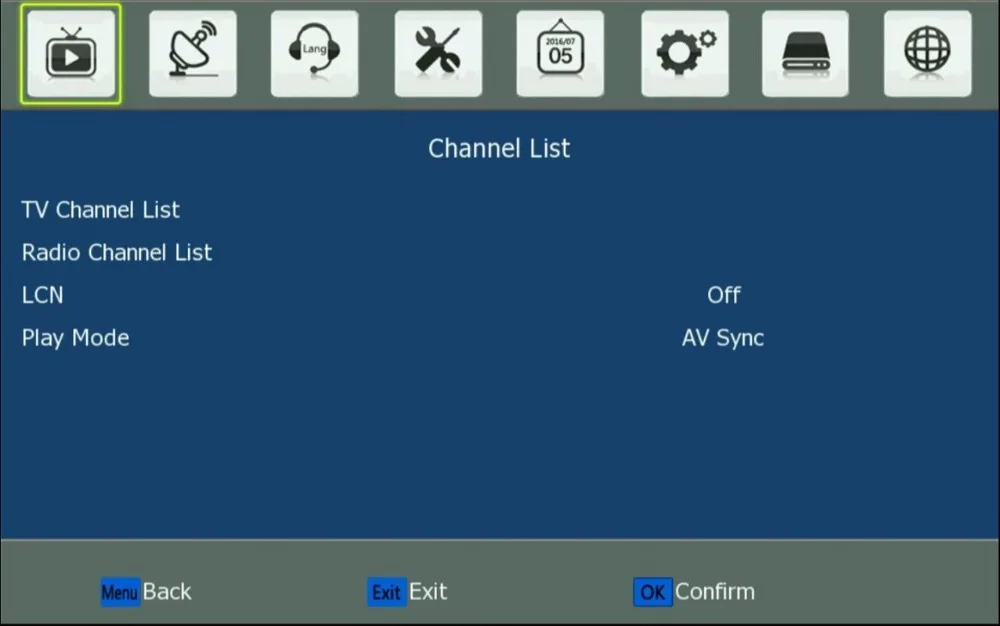 01. Channel List