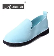 Vente chaude solide femmes appartements chaussures slip casual sur automne mocassins 4 couleurs femmes plat chaussures message casual chaussures femmes mocassins