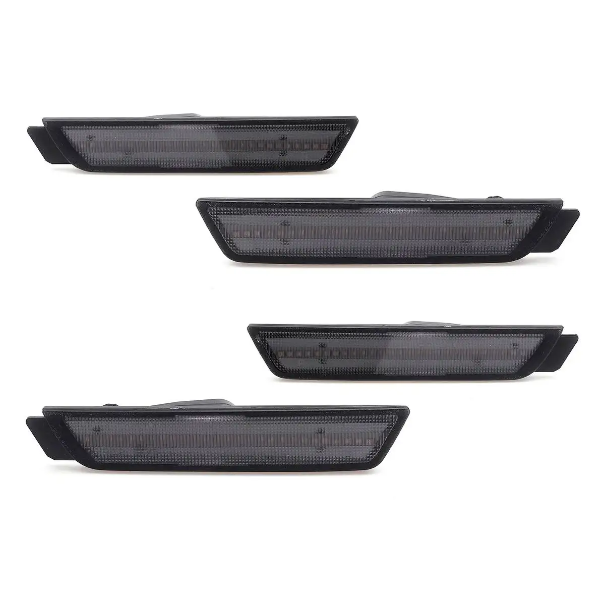 Для 2010 2011 2012 2013 Chevy Camaro спереди Янтарный светодиодный красный задний указатель поворота Боковые габаритные огни дымчатые линзы RH