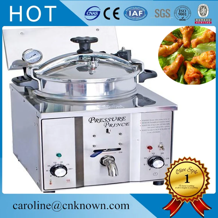 Fast food shop Mini 16L deep fryer churro machine and pressure Electric