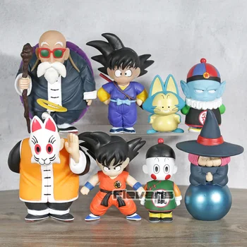 

Dragon Ball Z Son Goku Master Roshi Chiaotzu Pilaf PVC Figures Drganball Toys Collection 4pcs/set