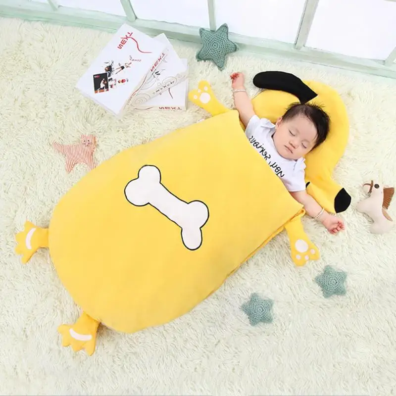 

3 Types Baby Cute Winter Sleepsacks Cartoon Animal Warm Swaddling Blanket Cotton Baby Sleeping Bag Baby Sleeping Bedding Props