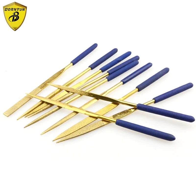 

10pcs/lot Diamond Metal Files Manual Hand Tools Metal Surface Processing Sanding Grinding Polishing Buffing Removing Burrs Welds