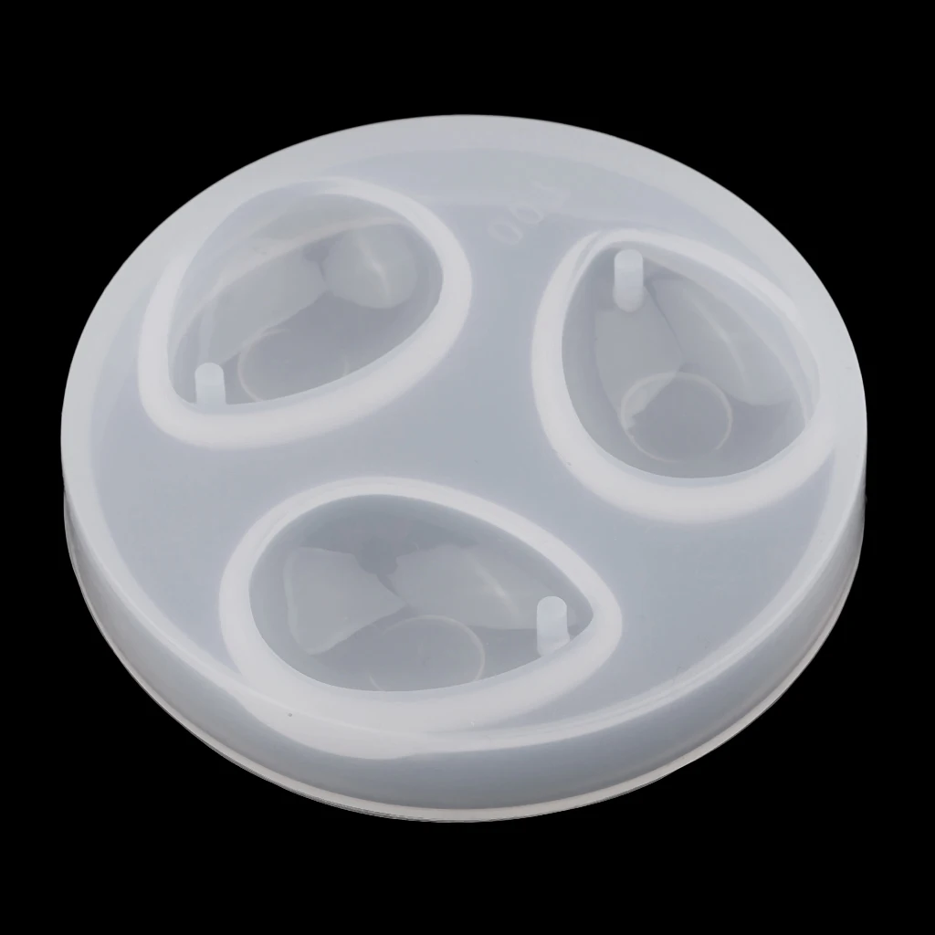 DIY Water Drop Silicone Domed Cabochon Mould Necklace Pendant Charms Mold