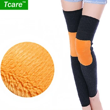 

Tcare 1pair Women Keep warm Knee High Elastic Body Shaper Outdoor Cashmere Knee Leg Warmer Keep Warm Legging Kneepad Health Care