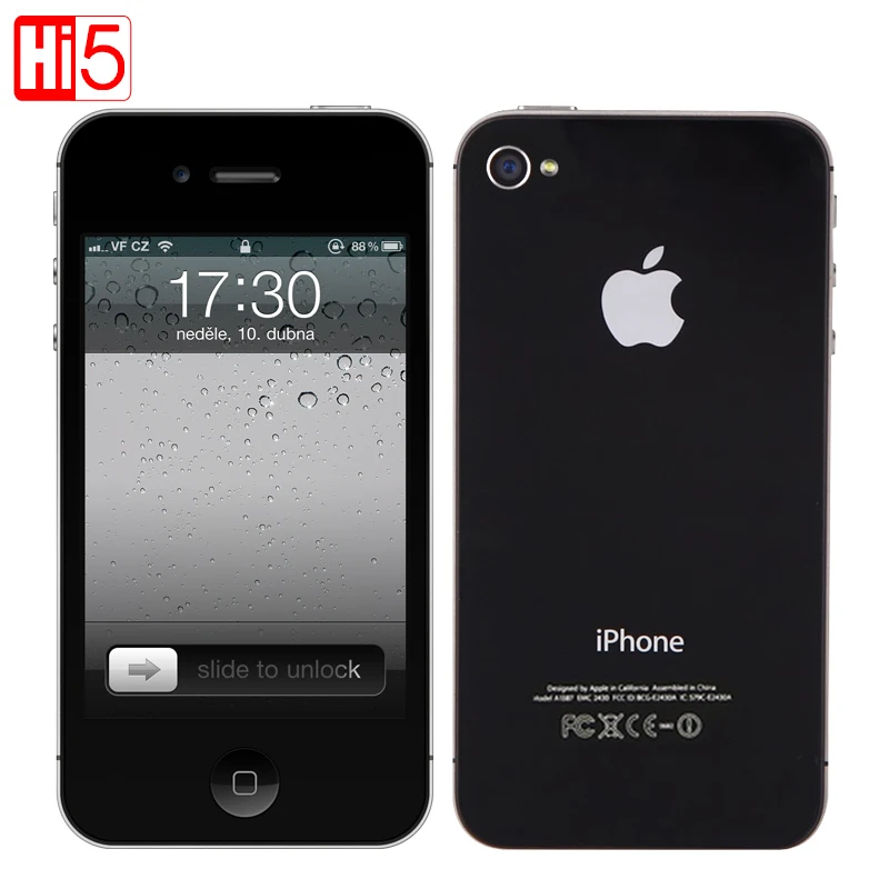 Apple iPhone 4S factory Unlocked Mobile Phone ios Touchscreen 16GB 3G WIFI GPS 8MP 1080P IPS