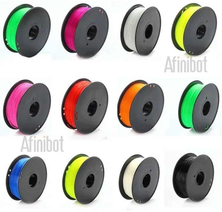 PLA and ABS filaments