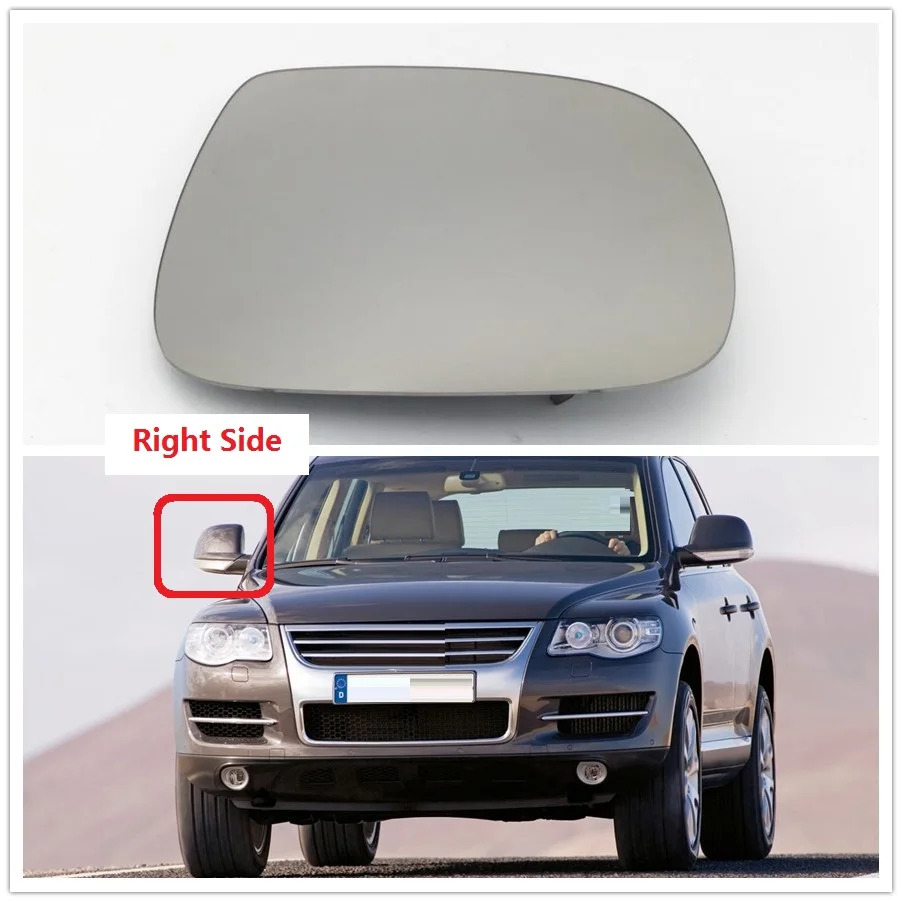For VW Touareg 2007 2008 2009 2010 Car Styling Door Side Mirror Glass