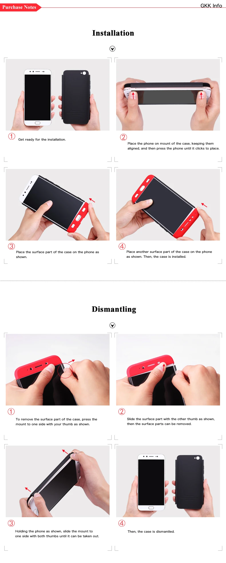 GKK Case for Oneplus 5T 5 Oneplus 6 6t Case Shockproof 360 Protection Armor Hard 3 in 1 Matte Cover for Oneplus 5 Fundas Coque -