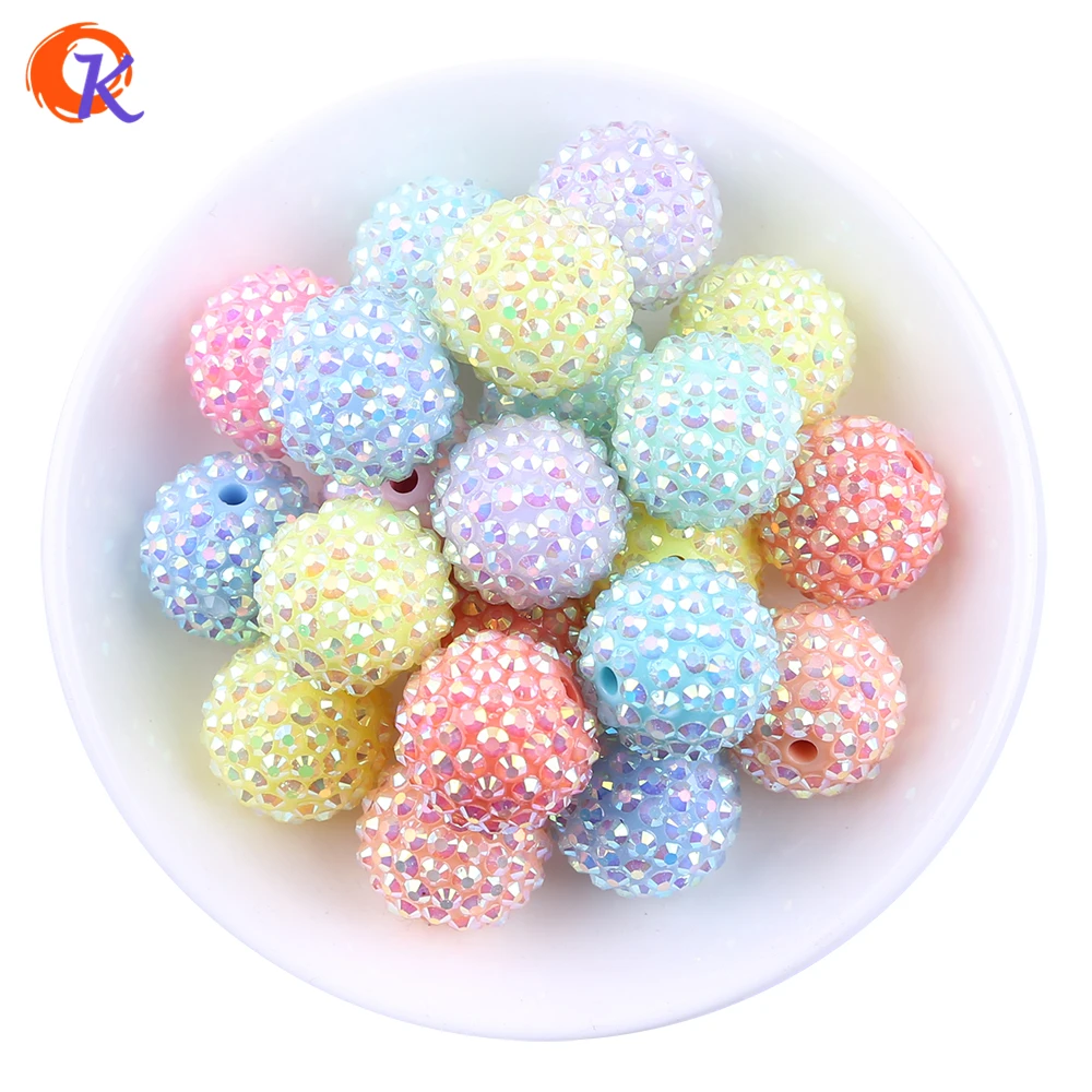 

R153 Cordial Design 100Pcs/Bag 20MM Mix Color Rhinestone Shinny Color For Spring Beads CDWB-517230