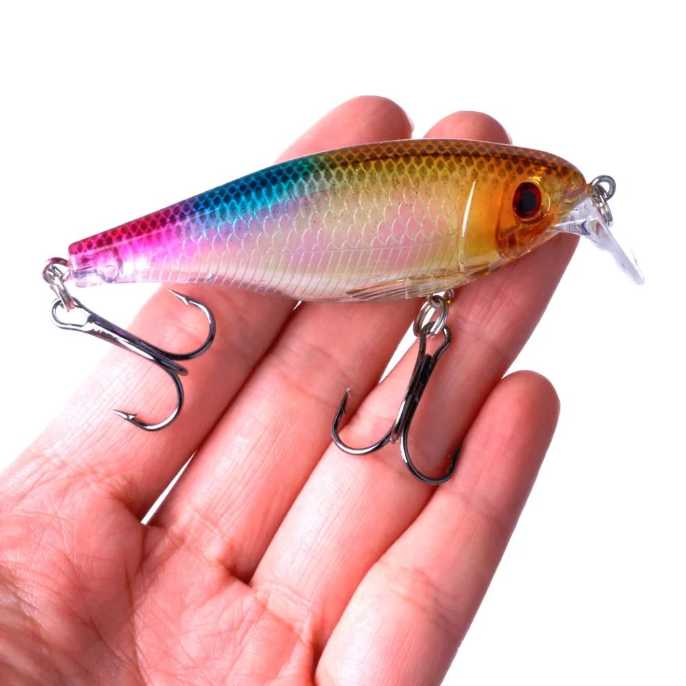 HENGJIA 1 unid Laser Minnow Pesca señuelo 75mm 12,6G Pesca ganchos fish Wobblers trastos Crankbait Artificial Japón cebo Swimbait HENGJIA 1 unid Laser Minnow Pesca señuelo 75mm 12,6G Pesca ganchos fish Wobblers trastos Crankbait Artificial Japón cebo Swimbait