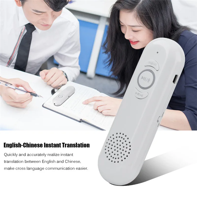 Multi-function Voice Translator Language Translator Intelligent Bluetooth Tourism Assistant Multilingual Interpreter Save Record