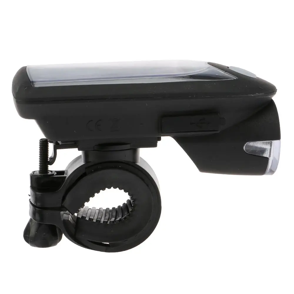 

Bike Bicycle LED Solar USB 2.0 Rechargeable Front Head Light Headlight Lamp with 4 Super-bright LEDs
