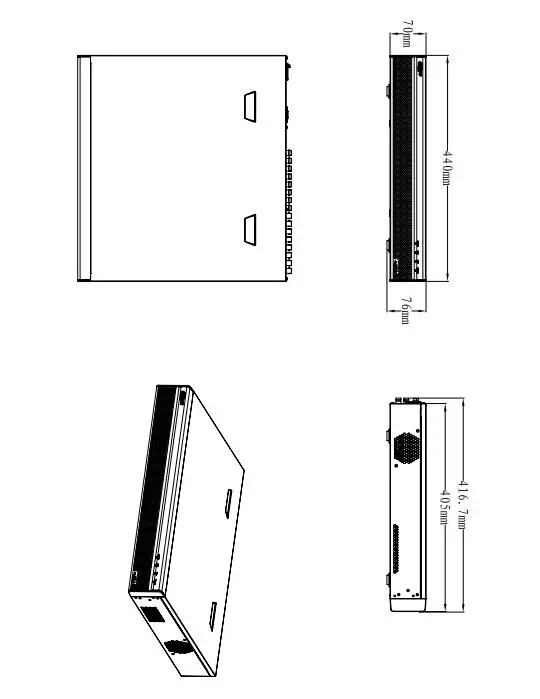 Сетевой видеорегистратор Dahua XVR5408L-X XVR5416L-X 8/16 канал пятиядерный ГП брод 1080P 1.5U цифрового видео Регистраторы поддерживает HDCVI/AHD TVI/CVBS/IP