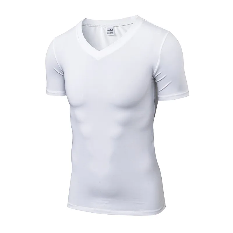 

Men Compression Quick Dry T-Shirt Male Long Sleeve Breathable Elastic Tights Muscle Tees 2017 Autumn Men Fitness Clothes