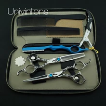 " Мастер 440C парикмахерские ножницы Япония Парикмахерские ножницы японские филировочные ножницы Дешевые филировочные ножницы пинкинг Парикмахерские ножницы