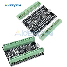 ATMEGA328P CH340 Nano V3.0 3,0 терминал щит адаптер плата расширения микроконтроллер 2 в 1 Micro USB модуль для Arduino