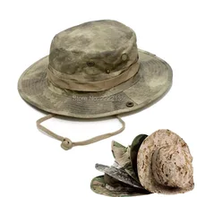 Тактический страйкбол Снайпер камуфляж Boonie шапки армейский курсант Военная Кепка летняя походная Мужская круглая непальская Рыбацкая шапка