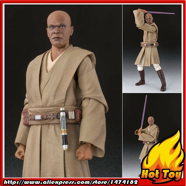 Original BANDAI Tamashii Nations S.H.Figuarts (SHF) Action Figure - Mace Windu from SW Episode II: Attack of the Clones original bandai tamashii nations s h figuarts shf action figure battle droid from star wars episode i the phantom menace