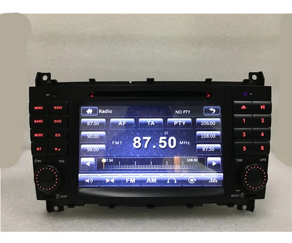 Sale car radio DVD 2din for Mercedes c lass w203 (2004-2007) CLK W209 (2004-2005) GPS navigation can support WIFI 3G  blutooth 16