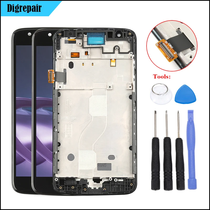 

For Motorola Moto E4 LCD Display XT1767 XT1768 XT1765 XT1766 LCD Touch Screen Digitizer Frame Replacement For Moto E4 Screen