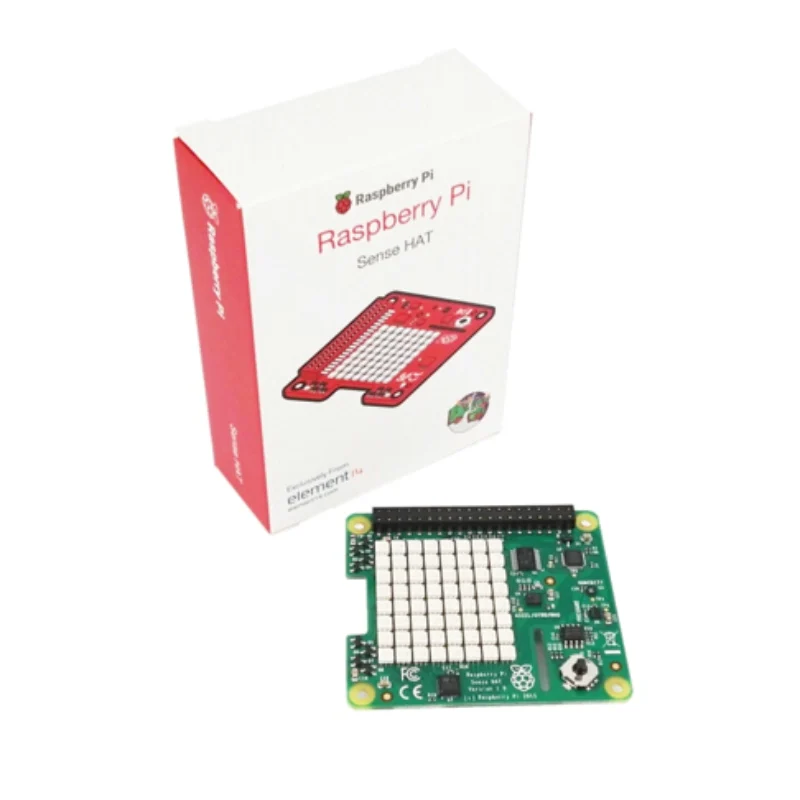 

RASPBERRY-PI RASPBERRYPI-SENSEHAT Raspberry Pi Sense HAT with Orientation, Pressure, Humidity and Temperature Sensors