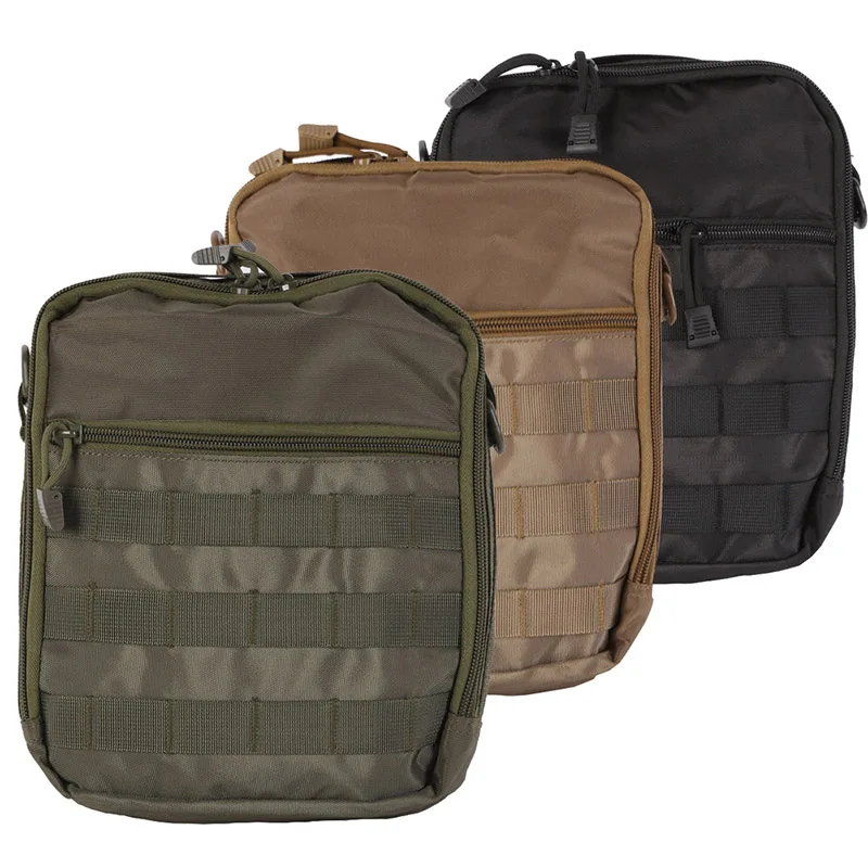 Buy Outdoor Travel Tactical Black 14" Laptop IPAD Shoulder Backpack Molle