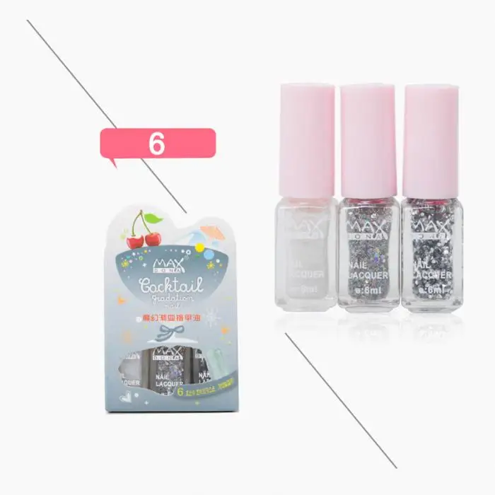 1 Набор для полировки ногтей DIY Art Gradient длительный нетоксичный модный макияж для женщин FM88