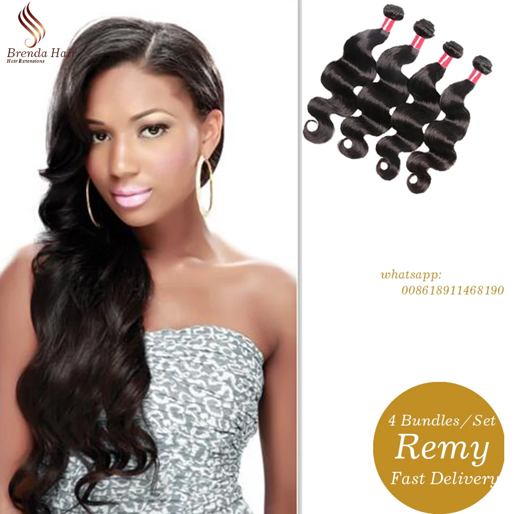 

8A Peruvian Virgin Hair 4 Bundle Deals Peruvian Body  Wave Curly Weave Human Hair Bundles Virgin Peruvian Wave Hair Bundles