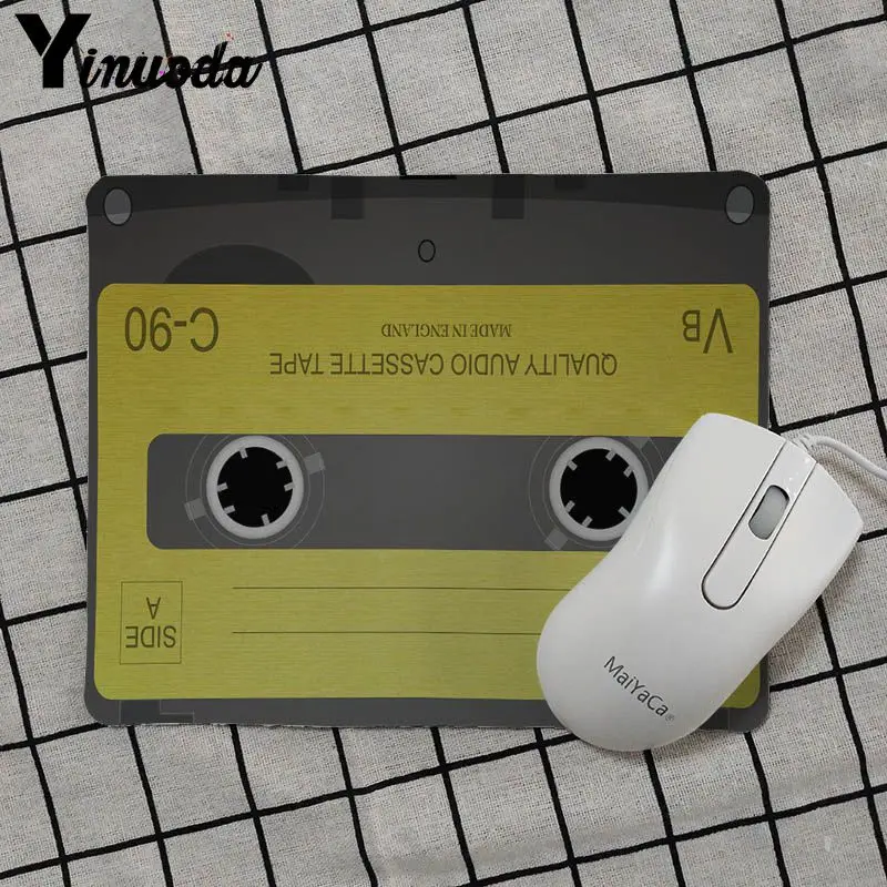 Yinuoda крутой cassette1 маленький коврик для мыши PC компьютерный коврик Гладкий блокнот настольные компьютеры mate игровой коврик Настольный коврик