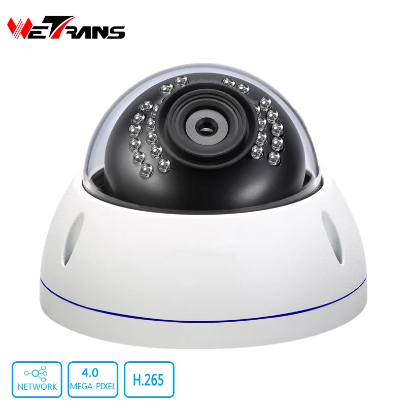 IP Camera POE Vandal-proof 2.8-12mm Varifocal Lens Surveillance 4MP Real Time 20m IR Recording Mega Pixel IP Camera Dome 4.0MP