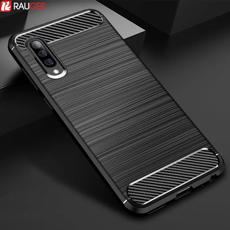 

For Samsung A70 Case Carbon Back Cover For Samsung Galaxy A70 Coque Soft TPU Bumper Cover For Galaxy A 70 Phone Case Matte Funda