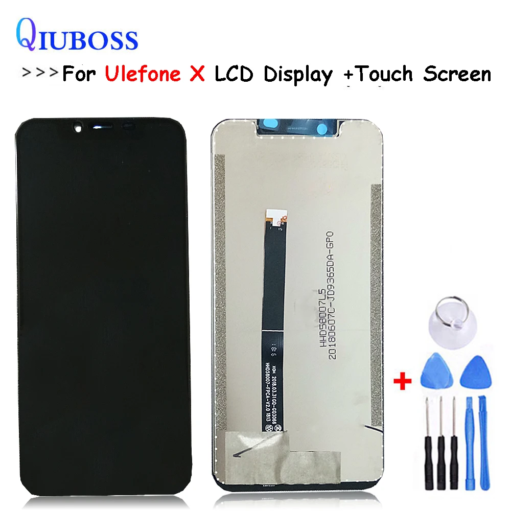 

100% Tested For Ulefone X LCD Display +Touch Screen Assembly Digitizer Replacement For LCD For Ulefone X Display