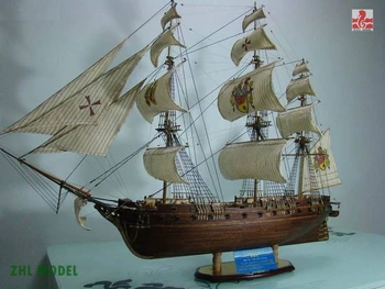 

ZHL U.S.Constellation model ship wood