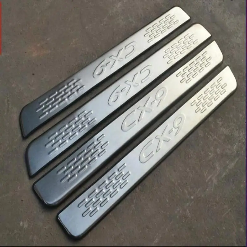 Car Accessories For Mazda Cx-9 Cx 9 Cx9 Stainless Steel Threshold Pedal Door Trim Door Sill Cover Protector Car Styling Stickers Car Accessories For Mazda Cx-9 Cx 9 Cx9 Stainless Steel Threshold Pedal Door Trim Door Sill Cover Protector Car Styling Stickers