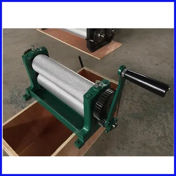 

shipping by DHL 86*250 beeswax foundation machine wax mill machine with cell size5.4mm comb foundation machine