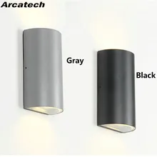 Открытый водонепроницаемый настенный светильник водонепроницаемый IP65 крыльцо садовый светильник s бра COB Чип вверх вниз светильник алюминиевый настенный светильник ing NR45