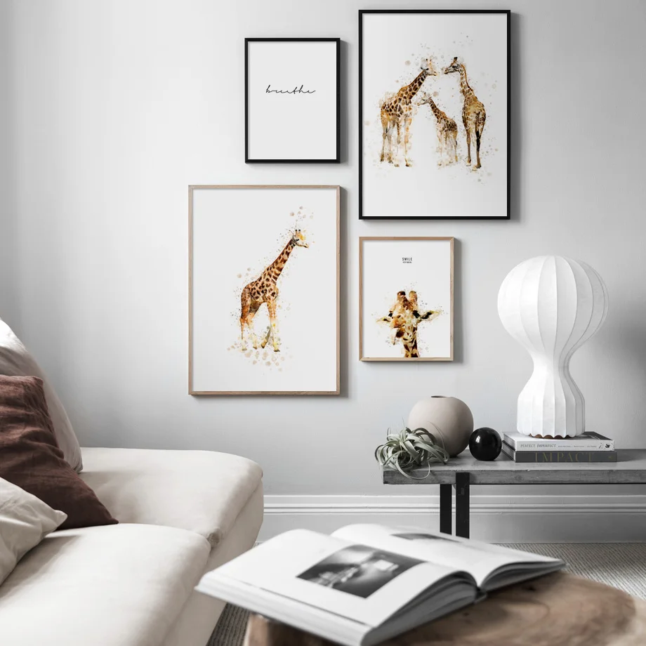 Wall Art Canvas Painting Giraffe Nordic Posters And Prints Animals Art Prints Wall Pictures For Living Room Decor Wall Art Canvas Painting Giraffe Nordic Posters And Prints Animals Art Prints Wall Pictures For Living Room Decor