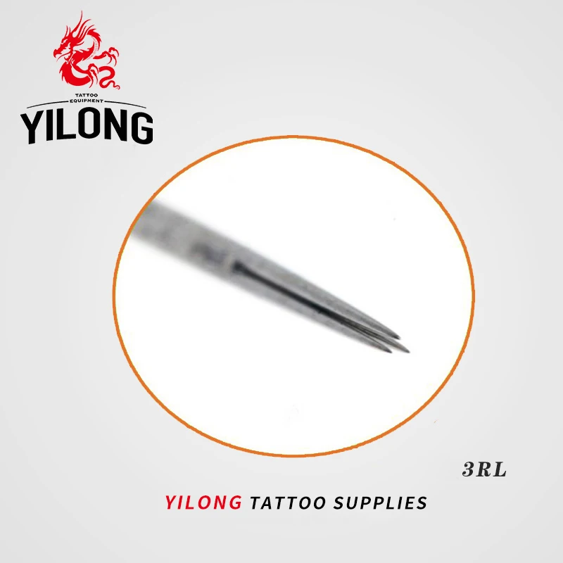 Yilong 50 шт. 3RL Best качество Иглы для татуажа поставщик Иглы для татуажа Круглый Liner