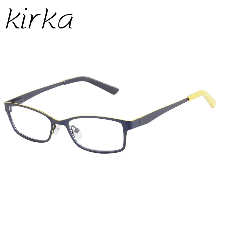 Kirka Metal Kids Eyeglasses Frame Children Yellow Color High Quality