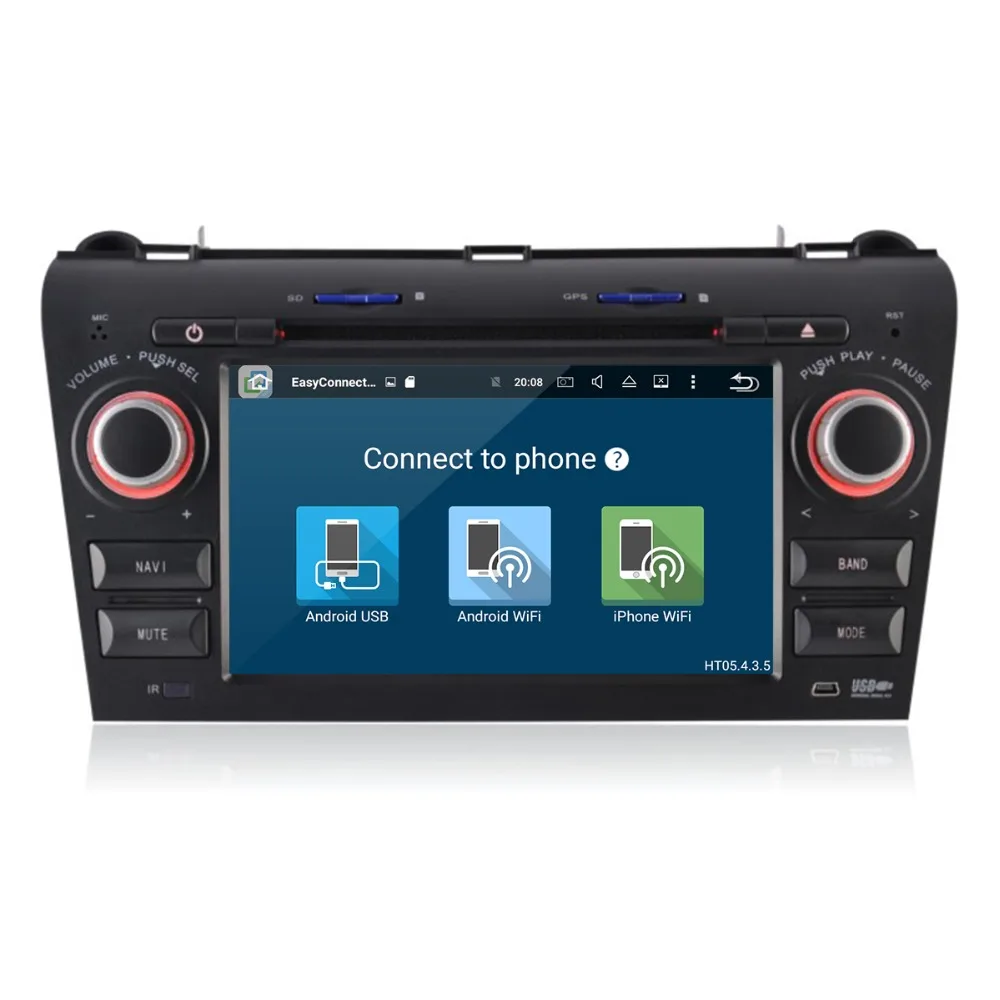 Discount Android 9.0 Car GPS Navigation DVD Player For Mazda3/Mazda 3 2003-2009 multimedia player head unit stereo HD radio tape recorder 6