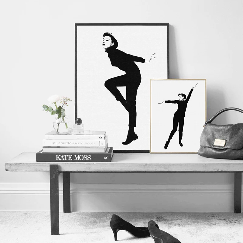 Audrey Hepburn Canvas Painting Home Decor