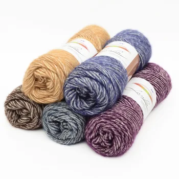 

Thick Cotton Fancy Yarn For Hand Knitting Needlework Eco-friendly Dyed Cotton Crochet Knitted Scarf Sweater Knitting Wool Thread