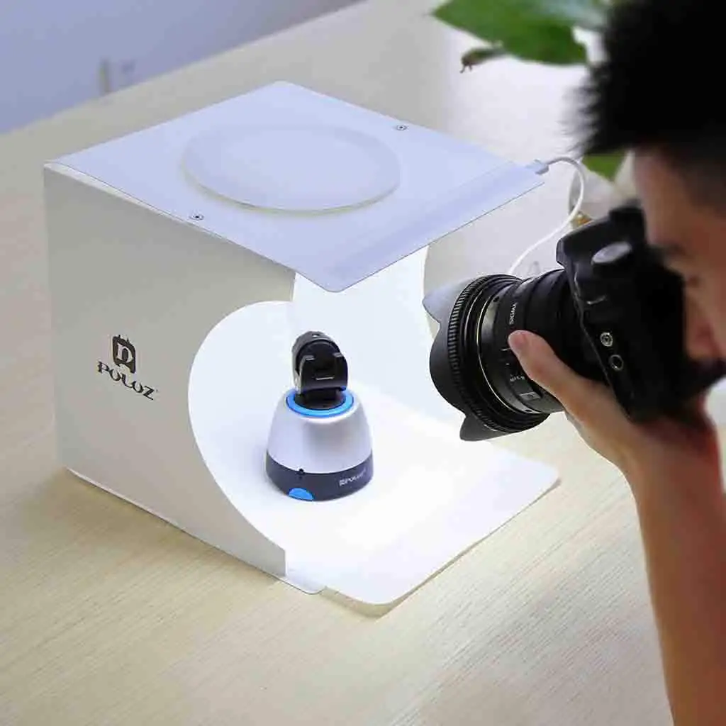 Caixa de Luz Foto Portátil Dobrável Mini Estúdio Tenda Casa Fotografia Luzes Led 5 v - 1a 7 Cheap Iluminação Novelty