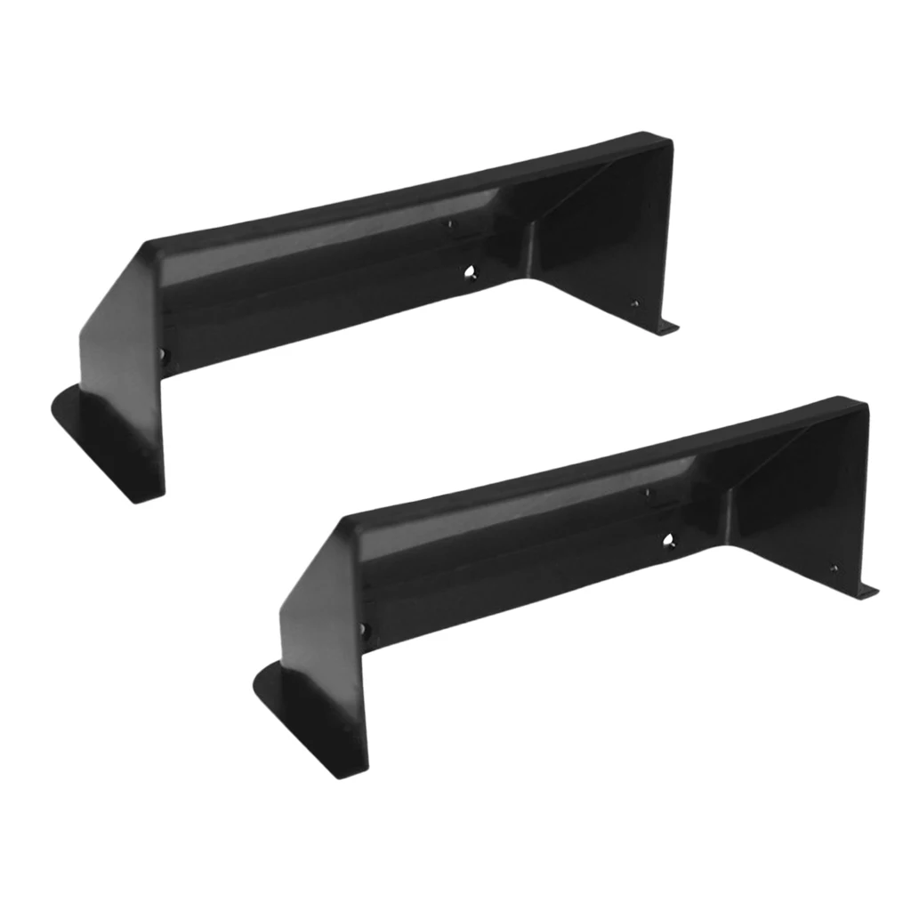 Pack of 2 Black Plastic Foosball Ball Collecting Box Foosball Ball Stopper Table Football Goal Gate