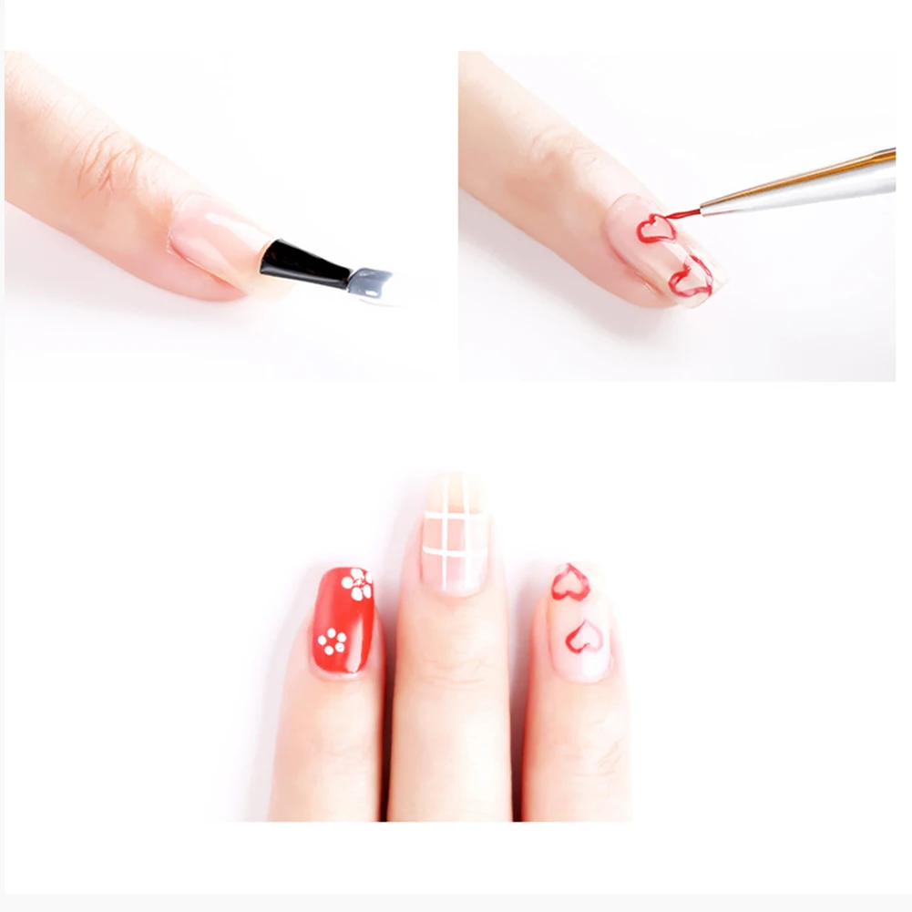 15 шт. Профессиональный набор кистей для дизайна ногтей окраска гелем Рисование Акриловые идеальные кисти ручка нанесение точек на ногти маникюр Чистая щетка инструмент ho